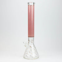 17.5" Star 7 mm glass water bong_1