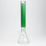 17.5" Star 7 mm glass water bong_4