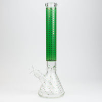 17.5" Star 7 mm glass water bong_5