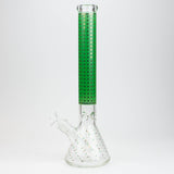 17.5" Star 7 mm glass water bong_5