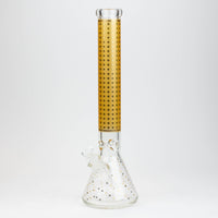 17.5" Star 7 mm glass water bong_11