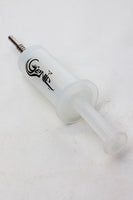 White silicone syringe shape nectar collector_7