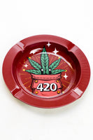 Smoke Arsenal round metal ashtray_7