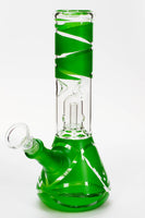 8" single dome percolator glass water bong_6