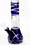 8" single dome percolator glass water bong_10