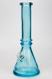 10" colored soft glass water bong_8