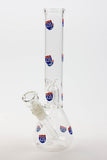 11.5" single dome percolator glass water bong_7