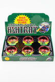 Skull shape glass ashtray Box of 6_2