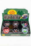 Skull shape glass ashtray Box of 6_8