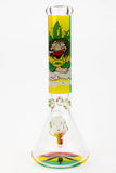 13.5" Rasta Man / 7 mm / classic beaker glass bong_9