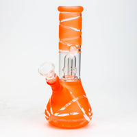 8" single dome percolator glass water bong_12