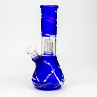 8" single dome percolator glass water bong_11