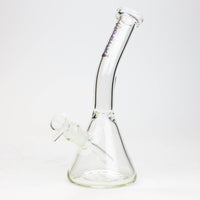 10" SPARK beaker thick glass bent neck water bong_6