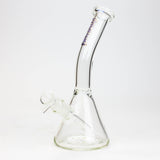 10" SPARK beaker thick glass bent neck water bong_6