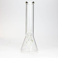 8" Clear glass beaker water bong_2