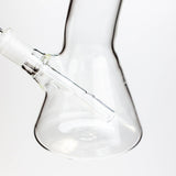 8" Clear glass beaker water bong_3