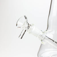 8" Clear glass beaker water bong_4