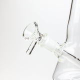 8" Clear glass beaker water bong_4