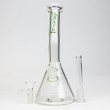 10" SPARK beaker thick glass bent neck water bong_2