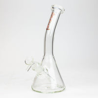 10" SPARK beaker thick glass bent neck water bong_5