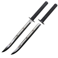 26″ Full Tang Sword Two Tone Blade Two Sword Set [K1020-48]_0